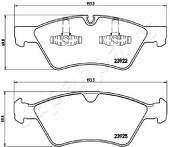 Передние тормозные колодки Japanparts  PA-0528AF