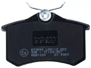 TRW GDB1330 <span>тормозные колодки задние</span>