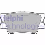 Задние тормозные колодки Delphi LP2004 для Toyota RAV4 3 пок. / XA30