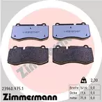 Передние тормозные колодки Zimmermann 23960.975.1 для Mercedes-Benz E-Class W211 / седан / рестайлинг