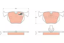 Задние тормозные колодки TRW GDB1530 для BMW Z4 E85 / рестайлинг
