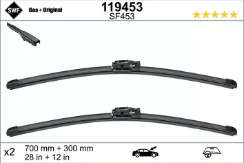 SWF VisioFlex 119453 <span>щетки стеклоочистителя 700/300 мм</span>