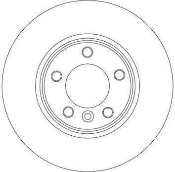 TRW DF4359 <span>тормозной диск вентилируемый</span>