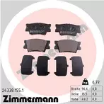 Задние тормозные колодки Zimmermann  24338.155.1
