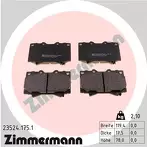 Передние тормозные колодки Zimmermann 23524.175.1 для Toyota Land Cruiser 100 / рестайлинг