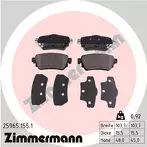 Передние/задние тормозные колодки Zimmermann  25965.155.1