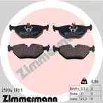 Задние тормозные колодки Zimmermann  21934.170.1