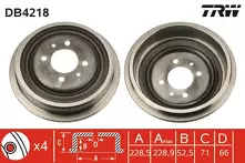 Задний тормозной барабан TRW DB4218