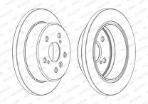 Тормозной диск Ferodo  DDF1598C