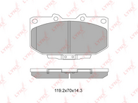 Передние тормозные колодки Lynx BD-5720 BD-5720