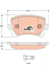 Задние тормозные колодки TRW GDB1763 для Audi A6 C6 / седан