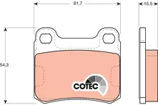 Задние тормозные колодки TRW GDB911 для Mercedes-Benz C-Class S202 / универсал