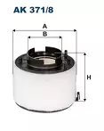 Воздушный фильтр Filtron AK 371/8