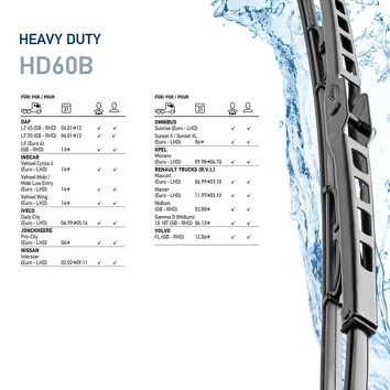 Hella Heavy Duty WTW 2424A <span>щетки стеклоочистителя 600/600 мм</span>
