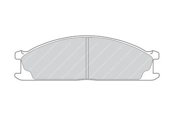 Ferodo Premier Eco Friction FVR641 <span>тормозные колодки передние</span>