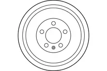 Задний тормозной барабан TRW DB4262