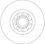 Тормозной диск TRW DF4258S для Audi A6 C5 / седан