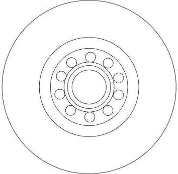 TRW DF4258S <span>тормозной диск вентилируемый</span>