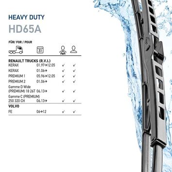 Hella Heavy Duty WTW 2626 <span>щетки стеклоочистителя 650/650 мм</span>