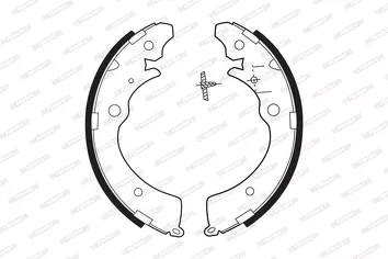 Ferodo FSB318 <span>тормозные колодки задние</span>