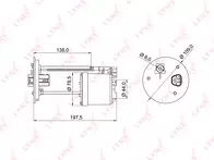 Топливный фильтр Lynx  LF-982M