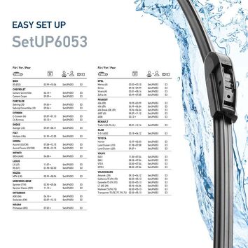 Hella EasySets SetUP6053 <span>щетки стеклоочистителя 600/525 мм</span>