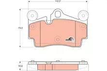 Задние тормозные колодки TRW GDB1653 для Porsche Cayenne 9PA