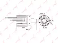 Топливный фильтр Lynx  LF-974M