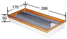 Воздушный фильтр JS Asakashi  A9604