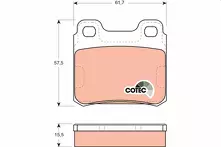 Задние тормозные колодки TRW  GDB952