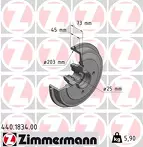 Задний тормозной барабан Zimmermann 440.1834.00