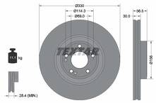 Тормозной диск Textar 92273603 для Hyundai Genesis 2 пок.