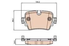 Задние тормозные колодки TRW GDB2066 для Jaguar F-Type X152