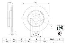 Тормозной диск Bosch  0 986 478 325