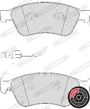 Ferodo FDB1832 <span>тормозные колодки передние</span>