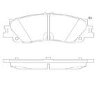 Задние тормозные колодки Brembo P 83 192 для Toyota Land Cruiser 300
