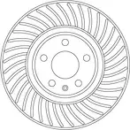 Тормозной диск TRW DF6950S для Audi A4 Allroad B9 / рестайлинг