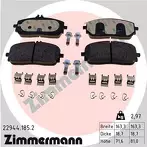 Передние тормозные колодки Zimmermann  22944.185.2