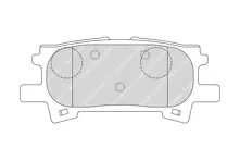 Задние тормозные колодки Ferodo  FDB1731