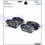 Задние тормозные колодки Delphi  LP3145