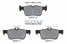 Задние тормозные колодки Textar Q+ 2223103 для Ford Focus 4 пок. / седан