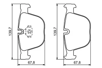 Bosch 0 986 494 325 <span>тормозные колодки задние</span>
