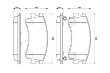 Передние тормозные колодки Bosch  0 986 494 079