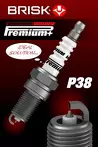 Свеча зажигания Brisk Iridium Premium+  P38