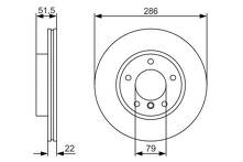 Тормозной диск Bosch 0 986 479 S10 для BMW 3 серии E46 / Compact