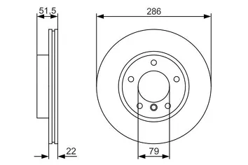 Bosch 0 986 479 S10 <span>тормозной диск вентилируемый</span>