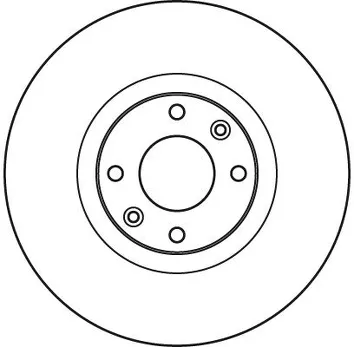 TRW DF4962S <span>тормозной диск вентилируемый</span>