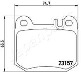 Задние тормозные колодки Japanparts  PP-0519AF