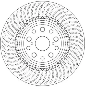TRW DF6488S <span>тормозной диск вентилируемый</span>