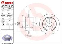 Тормозной диск Brembo Prime Line  08.5719.10